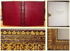 Fine Hatchard Leather Binding. 1906 ‘The Life Of Jesus’ Ernest Renan.