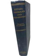 Sexual Anomalies and Perversions Magnus Hirschfeld VTG HC reprint 1966 copy rare
