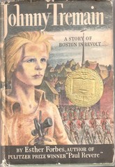 Johnny Tremain – Esther Forbes – 1943 HC/DJ – 26th Printing – Some DJ Tears