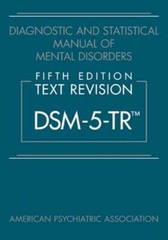 Diagnostic and Statistical Manual of Mental Disorders, Fifth Edition, Text: Used