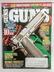 GUNS Magazine December 2015 Rock Island 10mm Nighthawk Custom T3 Foxy Woods