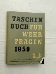 Taschenbuch für Wehrfragen 1959, GERMAN MILITARY OVERVIEW, SBw/DJ, ILLUSTR, VG
