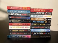 James Patterson Books Lot of 20 Best Seller Thriller Suspense Romance Trade PB
