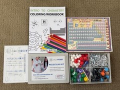 Intro to Chemistry Coloring Workbook Old Nobby Molecular Kit and Periodic Table