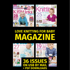 Love Knitting for Baby Magazine 36 Issues on USB + Immediate Bonus