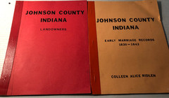 b JOHNSON COUNTY Indiana LANDOWNERS 1822-35 & Marriage Records 1830-43 Genealogy