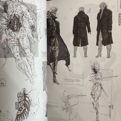 Metal Gear Solid 4 Guns of the Patriots Art Book Illustration