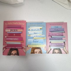 Lot of 3 Mother-Daughter Book Club Books by Heather Vogel Frederick HC Age 9–11