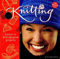 Knitting: Learn To Knit Six Great – Paperback, by Johnson Anne Akers – Very Good