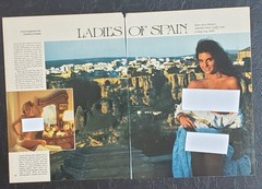 Playboy PICTORIAL ONLY – LADIES OF SPAIN April, 1983 10 Pages