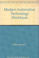 Modern Automotive Technology Workbook – paperback James E. Duffy