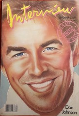INTERVIEW MAGAZINE SEPTEMBER 1986 DON JOHNSON