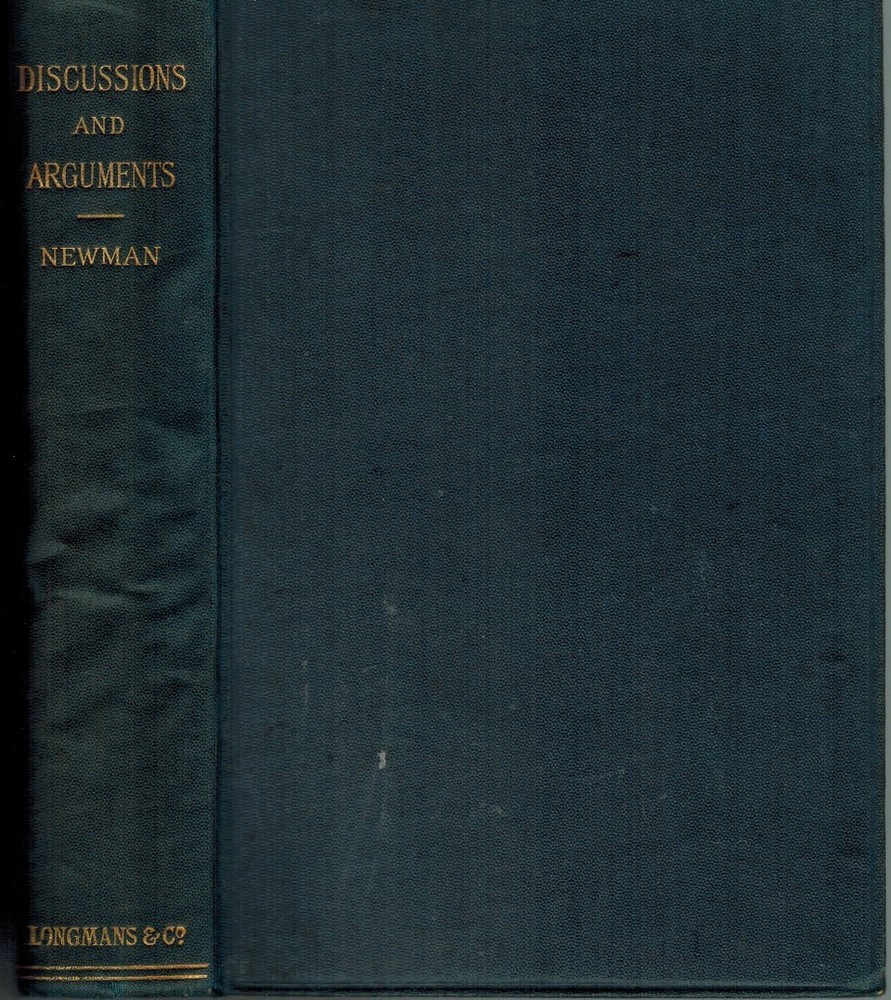 DISCUSSION AND ARGUMENTS ON VARIOUS SUBJECTS