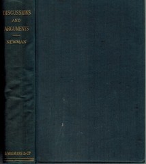 DISCUSSION AND ARGUMENTS ON VARIOUS SUBJECTS