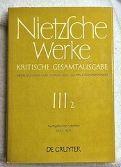 Nietzsche Werke • Nachgelassene Schriften 1870–1873 (Vol. 2 • 1973) • VG