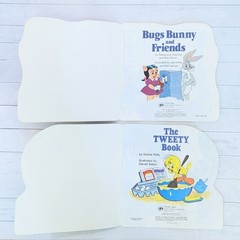 Vtg Looney Tunes Bugs Bunny Tweety Bird Golden Shape Books Paperback- Lot of 2