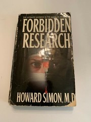1998 Forbidden Research by Howard Simon Pocket Books Paperback