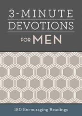 3-Minute Devotions for Men: 180 Encouraging Readings – Paperback – VERY GOOD