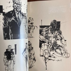 Metal Gear Solid 4 Guns of the Patriots Art Book Illustration