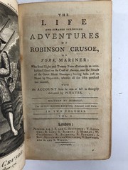 Life of Robinson Crusoe in 2 Volumes 1791 HC Antique Books SEE DESCRIPTION