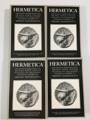 Hermetica: Ancient Greek and Latin Writings trans by Walter Scott – 4 Volume Set