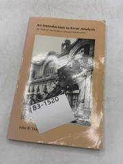 An Introduction to Error Analysis John R. Taylor 1982 Physics Textbook