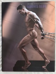 ADONIS BLUE by Michael Stokes Signed 1st Edition / RARE / Male Nudes