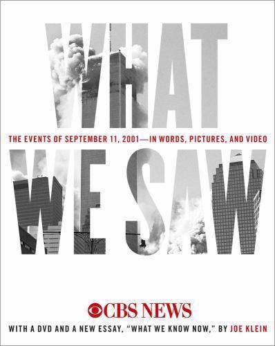 What We Saw: The Events of September 11, 2- CBS News, 1451626665, hardcover, new