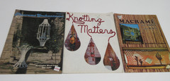 Lot of 3 Vtg MACRAME Magazine Knotting Matters Vans RVs Enchantment Lamp 1970s