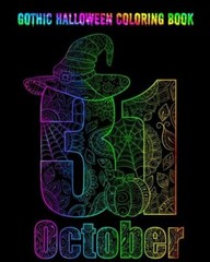 Gothic Halloween Coloring Book: An Adult Coloring Book with Monsters, Witch…