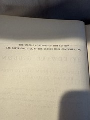 The Decline and Fall of the Roman Empire, Vol. 1 And 3