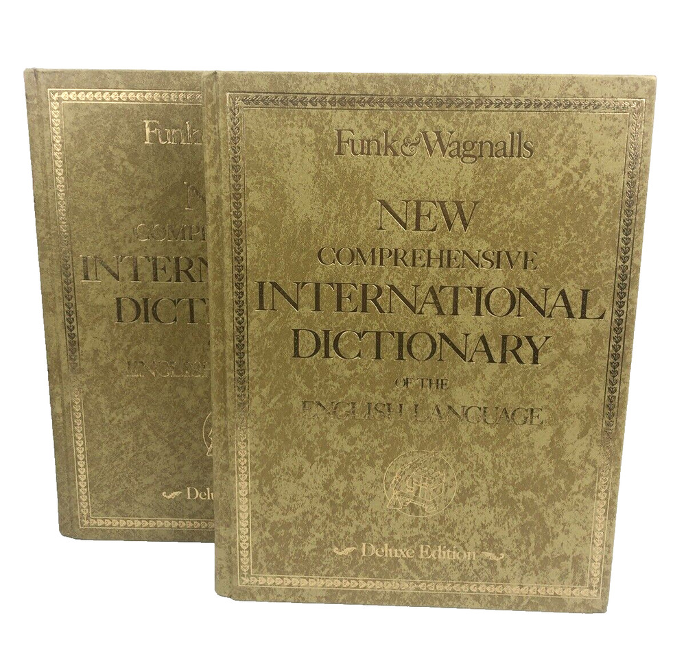 Funk & Wagnalls New Comprehensive International Dictionary Volume 1 & 2 Deluxe