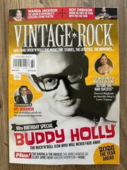 VINTAGE ROCK Apr May 2026 BUDDY HOLLY 90th B’day Special DEL SHANNON + 1950s