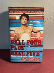 Ball Four Plus Ball Five Jim Bouton 1970-1980 Update Stein & Day Baseball Book