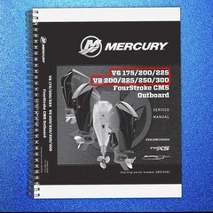 MERCURY V6 175 200 225 V8 200 225 250 300 FourStroke Service Manual 2022 FOLDOUT