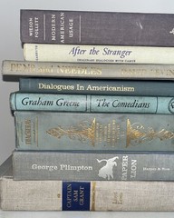 Lot of 8 Vintage & Antique Hardcover Books Decor Staging Gray & Blue