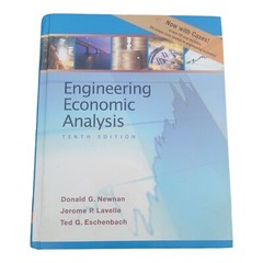 Engineering Economic Analysis – INCLUDES CD Hardcover Newnan, Don – ACCEPTABLE