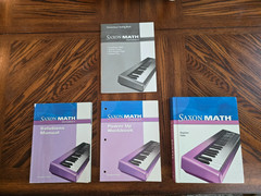 Saxon Math Intermediate 4 Bundle- Testing, Solutions, Workbook, Textbook