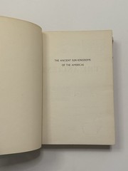 The Ancient Sun Kingdoms of the Americas: Victor Hagen, 1961, 1st Ed. HC w/ DJ