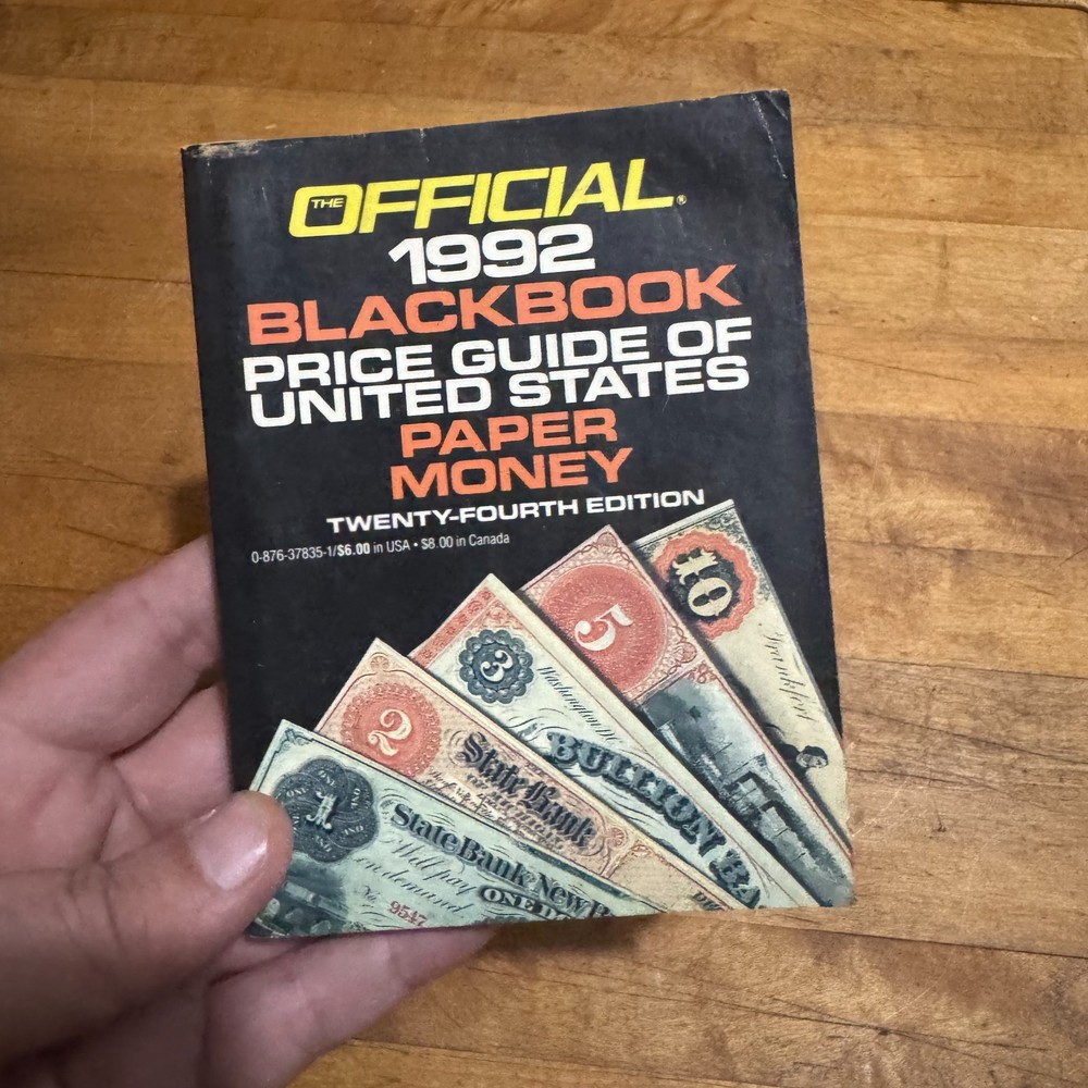 1992 Blackbook PG of U.S. Paper Money: Twenty-fourth Edition