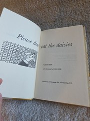 Vintage 1957 Please Don’t Eat The Daisies Jean Kerr Hardcover Book Club Ed DJ