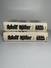 Vintage (1976) “Adolf Hitler” books by John Toland, Volumes I & II, HC/DJ
