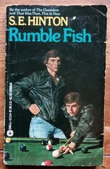 Rumble Fish by S.E. Hinton (Laurel Leaf, June 1983 14th Printing) Vintage PB