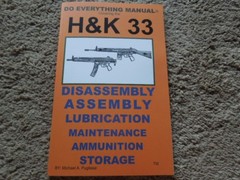 H&K 33 .223 or 5.56mm Rifle Collector Book  58 Pages