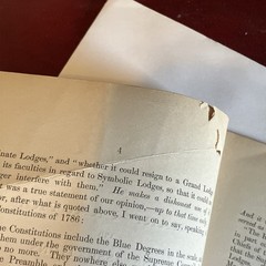 chastisement of a bearer of false witness by Albert Pike, 1889 1st stapled wrap