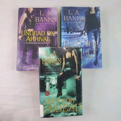 Crimson Moon Series # 2, 3, 6 MM PB – LA Banks Paranormal Romance EXLIBRARY Lot