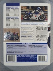 Haynes Suzuki GSX-R Katana Service Manual GSX-R750 GSX-R1100 GSX600F GSX750F