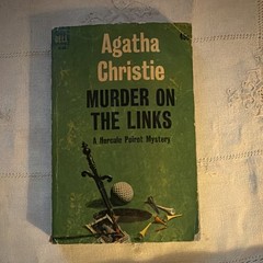 Agatha Christie Murder on the Links Hercule Poirot Dell PB 1st Ed New York 1964