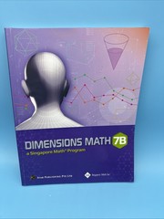 Dimensions Math Grade 7 Student Text & Workbook A & B Set- Singapore 7th Grade