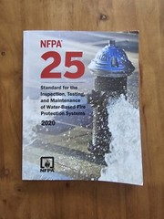 NFPA 25 Standard for the Inspection Testing and Maintenance Water Based Systems